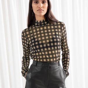 & Other Stories mesh top Size M